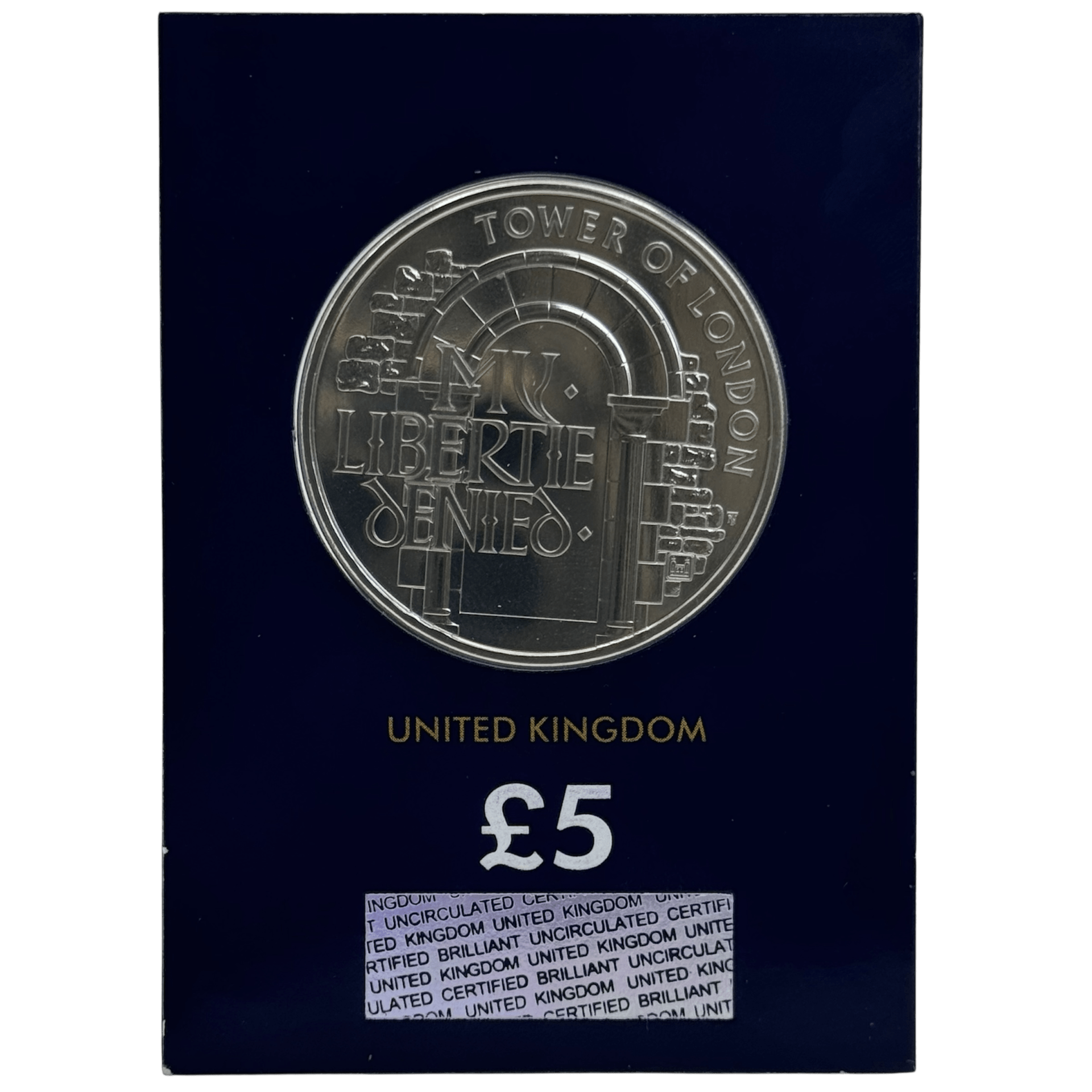 2020 The Infamous Prison UK Brilliant Uncirculated £5 Coin in Change Checker Card 2020 2020 The Infamous Prison UK Brilliant Uncirculated £5 Coin in Change Checker Card