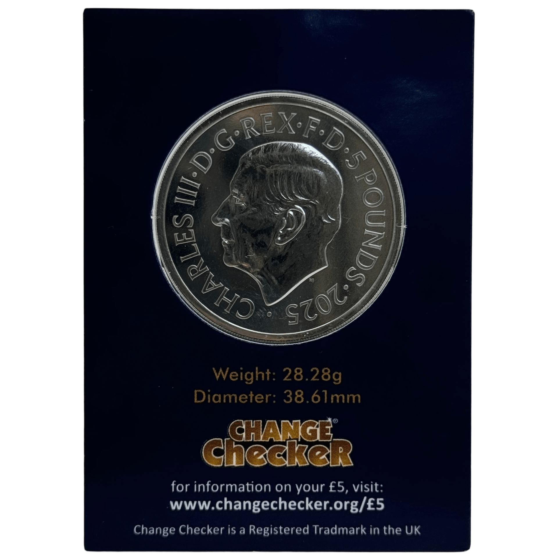 2025 Queen's Panther UK Brilliant Uncirculated £5 Coin in Change Checker Card 2025 2025 Queen's Panther UK Brilliant Uncirculated £5 Coin in Change Checker Card