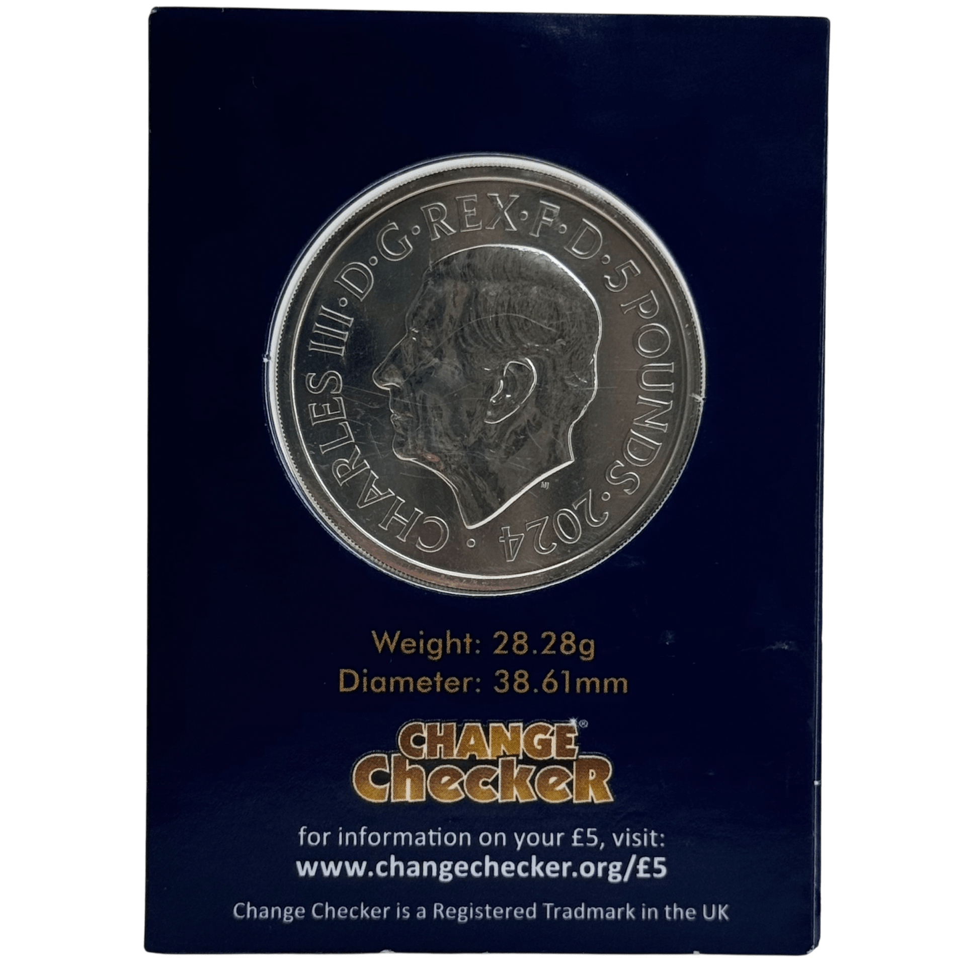 2024 Tudor Dragon UK Brilliant Uncirculated £5 Coin in Change Checker Card 2024 2024 Tudor Dragon UK Brilliant Uncirculated £5 Coin in Change Checker Card