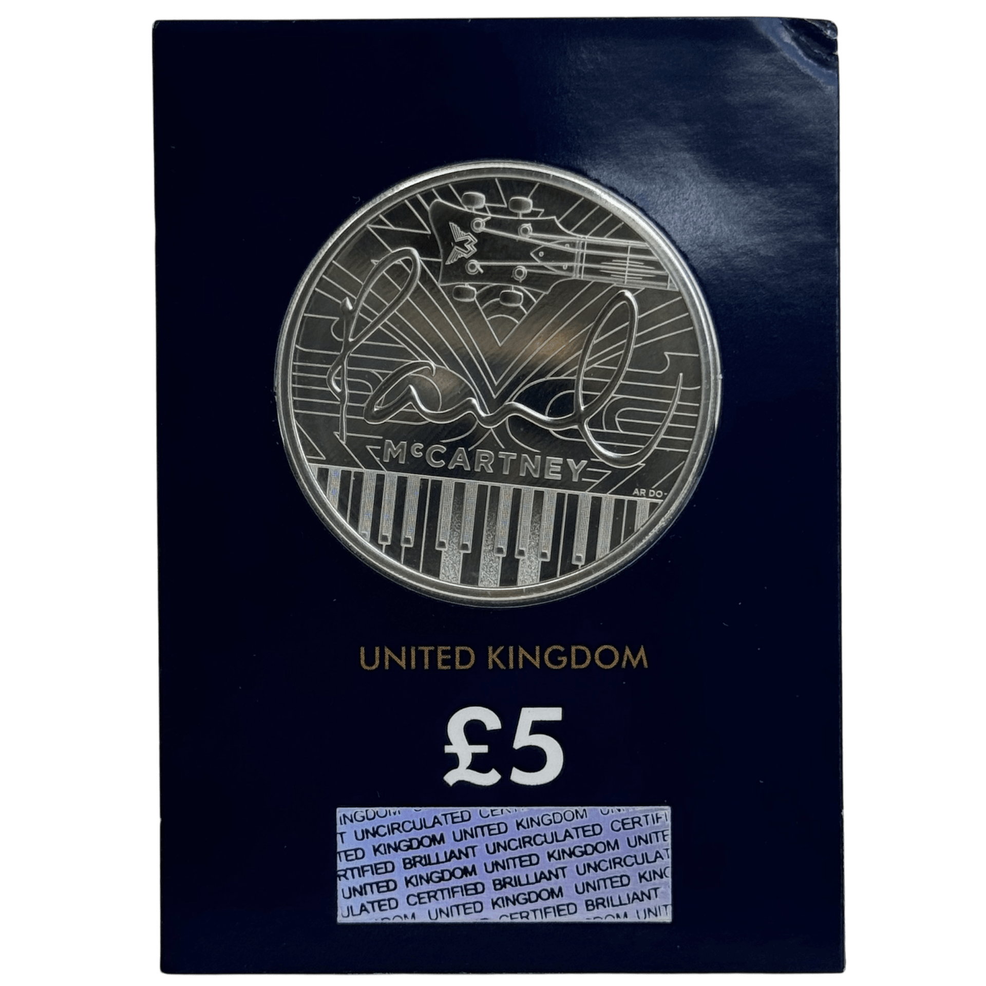 Paul McCartney 2024 UK Brilliant Uncirculated £5 Coin in Change Checker Card paul mccartney Paul McCartney 2024 UK Brilliant Uncirculated £5 Coin in Change Checker Card