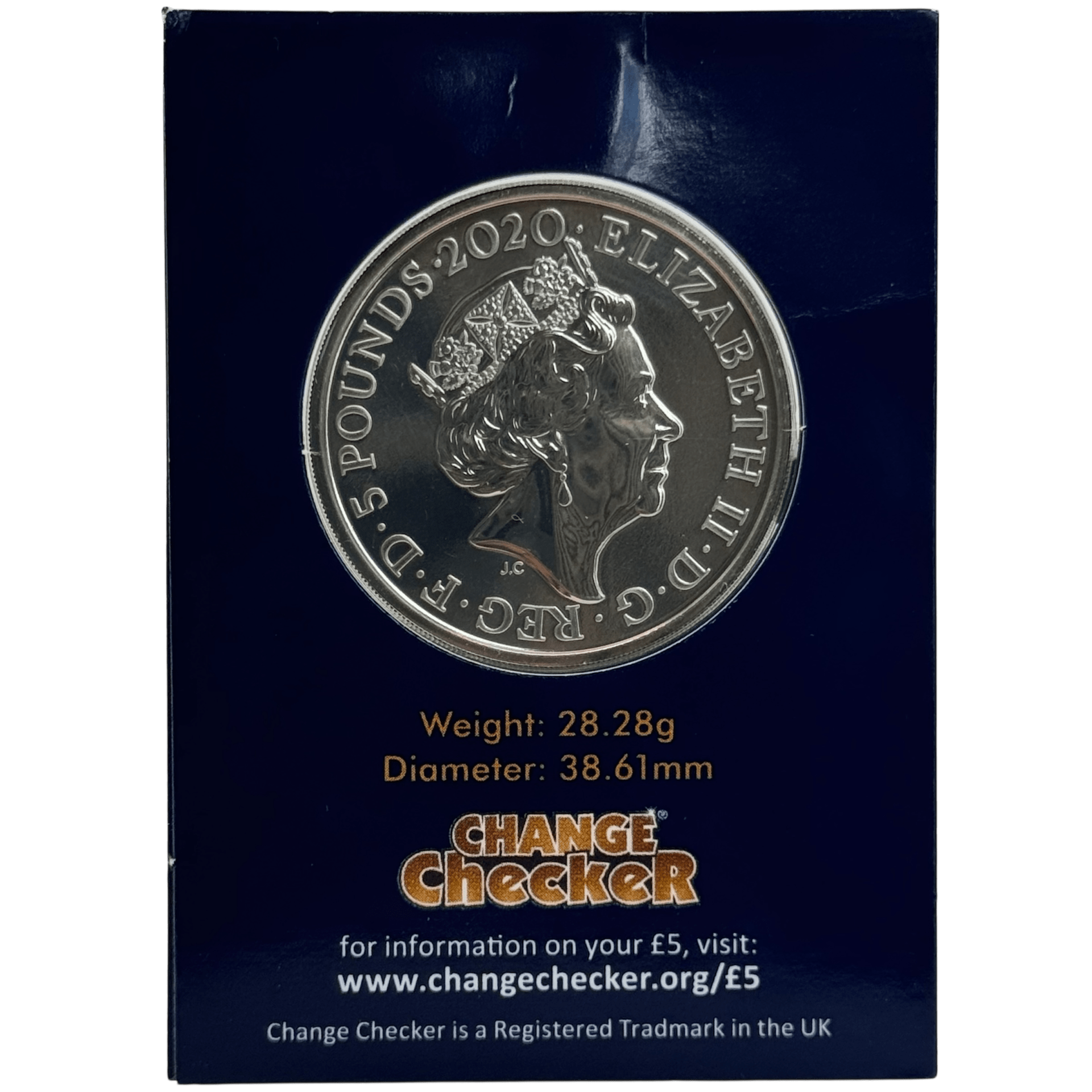 Shaken not Stirred - 2020 James Bond Brilliant Uncirculated £5 Coin in Change Checker Card shaken not stirred Shaken not Stirred - 2020 James Bond Brilliant Uncirculated £5 Coin in Change Checker Card