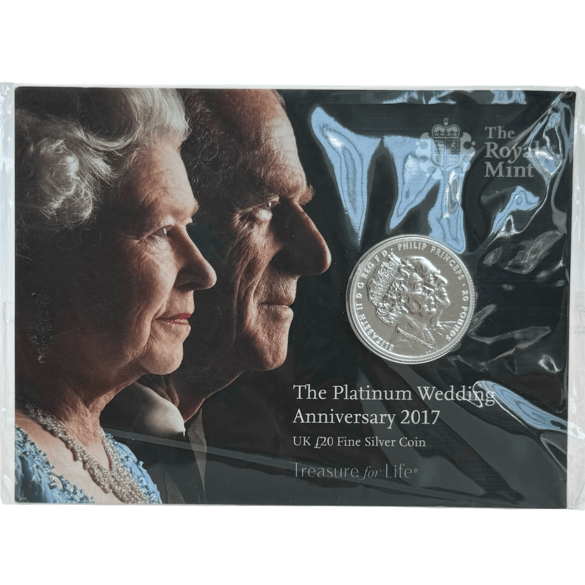 The Platinum Wedding Anniversary 2017 UK £20 Fine Silver Coin platinum The Platinum Wedding Anniversary 2017 UK £20 Fine Silver Coin