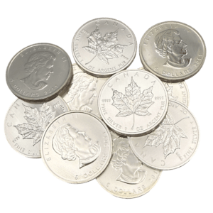 1oz Canadian Silver Maple Leaf Bullion Coin – Mixed Dates – .9999 Fine Silver