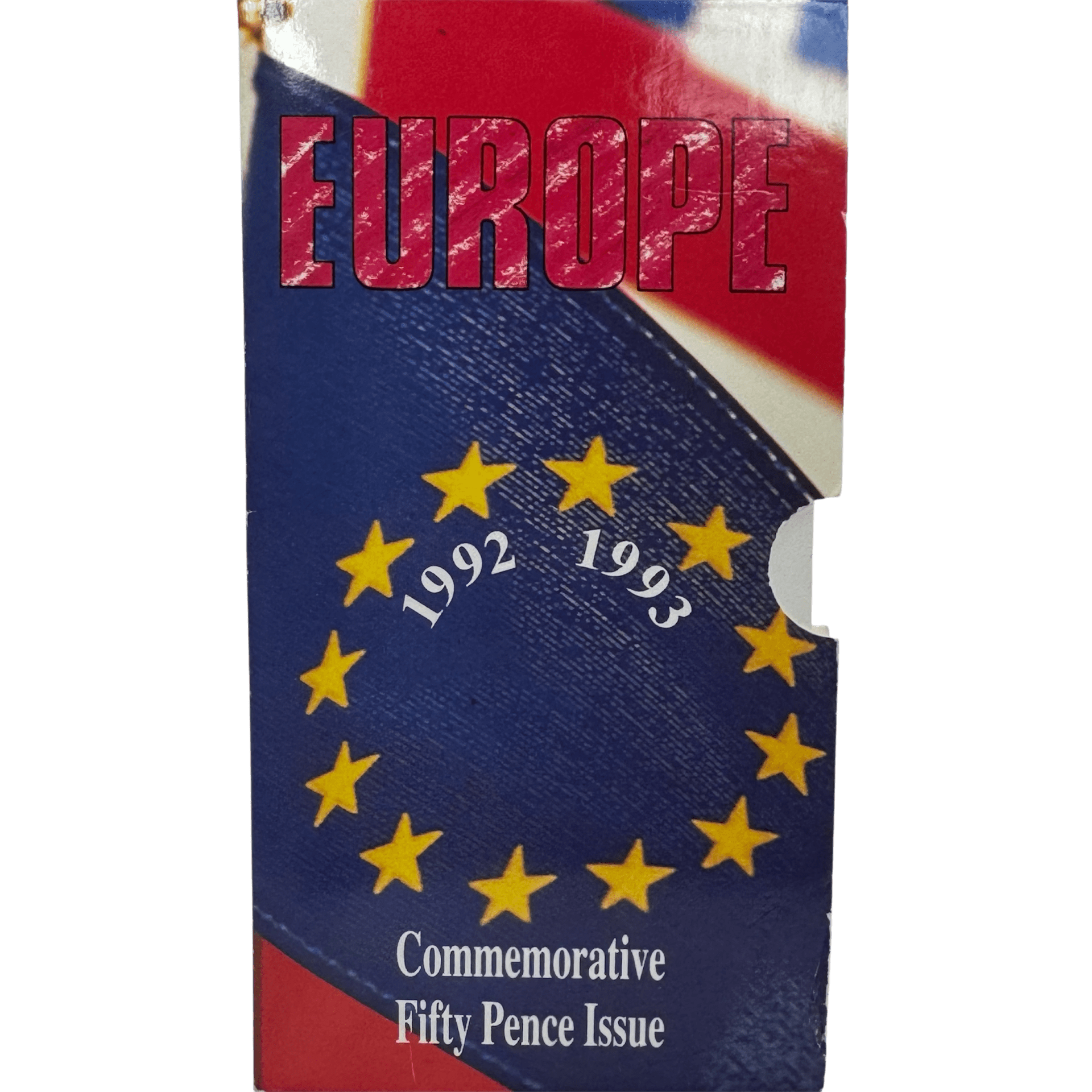 Europe 1992-1993 Commemorative 50p Issue in Blister Pack 1992 Europe 1992-1993 Commemorative 50p Issue in Blister Pack